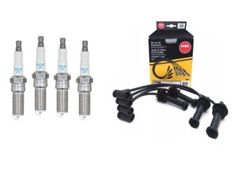 NGK KABEL + SVÍČKY FORD FOCUS MK1 MK2 1.4 1.6 16V
