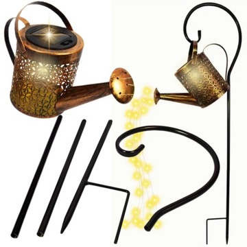 СОЛНЕЧНАЯ САДОВАЯ ЛАМПА СВЕТОДИОДНАЯ ЛЕЙКА С СЕНСОРНОЙ ГИРЛЯНДОЙ ДЕКОР XXL