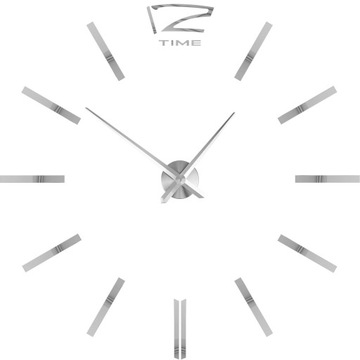 DUŻY ZEGAR ŚCIENNY 3D NAKLEJANY ŚCIANĘ 70-130 CM