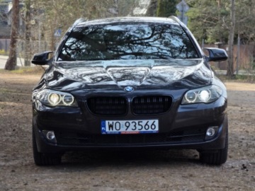 BMW Seria 5 F10-F11 Touring 530d 258KM 2011 BMW Seria 5 X-Drive Jasne Skory Komfort Head Up Panorama Hak Webasto 3.0, zdjęcie 1