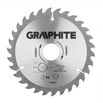 Tarcza do pilarki widiowa 160 x 30 mm 30z GRAPHITE
