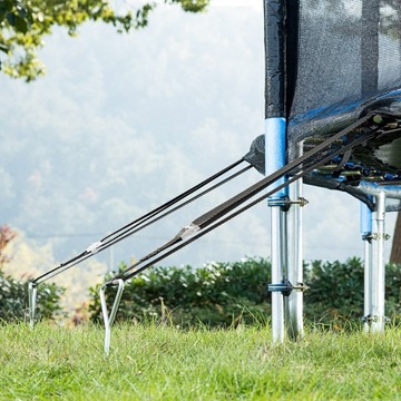 НАЗЕМНЫЙ АНКЕР, 4 ШТ., ДЛЯ БАТУТА, КАЧЕШЕЙ, С 4 РЕГУЛИРУЕМЫМИ ЛЕНТАМИ