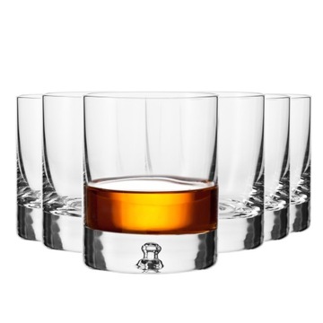 Szklanki do whisky LAGRIMA KROSNO 6szt 250ml z grubym dnem z kroplą