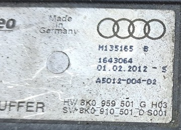 AUDI A4 B8 A5 Q3 Q5 A6 C7 FACELIFT ŘÍZENÍ MODUL VENTILÁTORŮ