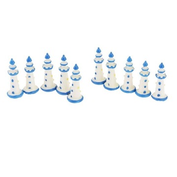 Модель миниатюрного белого фонаря из смолы