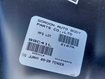 BLATNÍK LEVÝ DODGE JOURNEY 2008 - 2020 FIAT FREEMONT 2011 2015