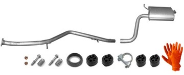 TOYOTA AVENSIS 1.6 1.8 2.0 (OD 2009r.) RURA ŚRODKOWA TŁUMIK KOŃCOWY