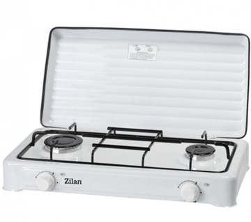 ГАЗОВАЯ ПЛИТА С 2 ПЕРЕНОСНЫМИ ГОРЕЛКАМИ + РЕДУКТОРНЫЙ ШЛАНГ