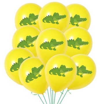 Balon lateksowy krokodyl zoo jungle safari