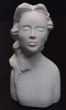 ОЛА гипсовый бюст женской головы для закалки