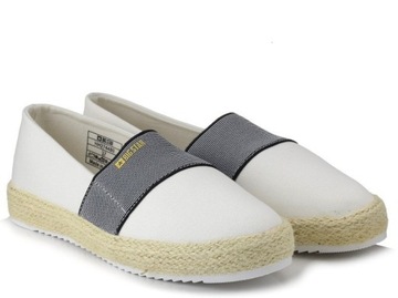 Espadryle BIG STAR HH274480 białe slip-on 39