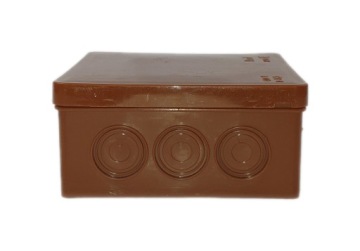 Коробка накладная без разъема 86х86х40 IP55 коричневый клик 00302