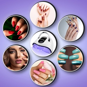 УФ-СВЕТОДИОДНАЯ ЛАМПА ДЛЯ НОГТЕЙ 120 ВТ ДЛЯ ГИБРИДНЫХ ГЕЛЕЙ МОЩНЫЙ ГИБРИДНЫЙ SUN S9 MAX LCD