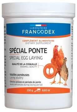 FRANCODEX Egg production preparat wspomagający kury nioski 250g