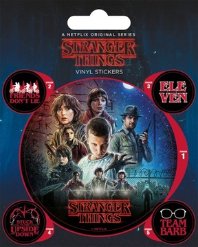 Stranger Things Serial - naklejki vlepki