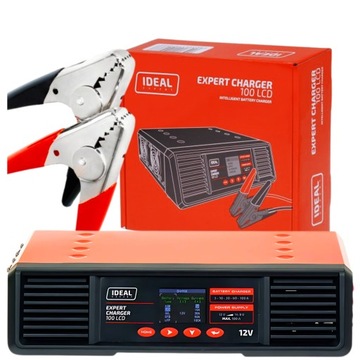 prostownik Ideal prostownik do akumulatorow EXPERT CHARGER 100 LCD 12V