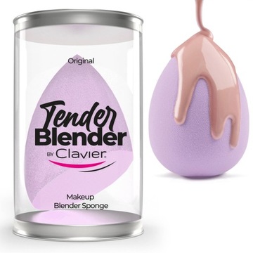 GĄBKA CLAVIER TENDER BLENDER MIĘKKA ŚCIĘTA FIOLETO