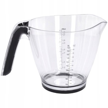 MIARKA KUCHENNA pojemnik do odmierzania 1l miksowania dzbanek z miarką