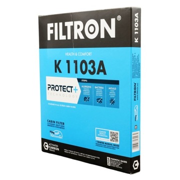 FILTR KABINA UHLÍKOVÝ FILTRON K1103A