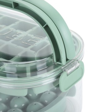 Лоток для кубиков льда с контейнером с крышкой, 2-слойные лотки RR