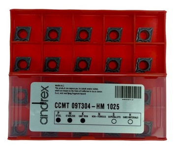Płytki węglikowe CCMT 09T304 HM 1025 UNIWERSALNE