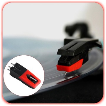 5 шт. УНИВЕРСАЛЬНАЯ ИГЛА ДЛЯ АЛМАЗНЫХ ЗАПИСЕЙ + 1 шт. ГРАФОННЫЙ КАРТРИДЖ