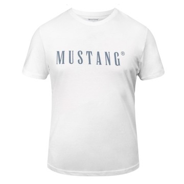 T-shirt męski okrągły dekolt Mustang r. L ZESTAW 3 SZTUK