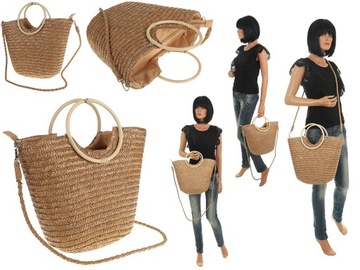 Элегантная женская сумка-мессенджер, соломенная корзина, 1804 г.