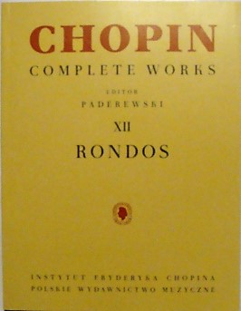 CHOPIN COMPLETE WORKS XII RONDOS