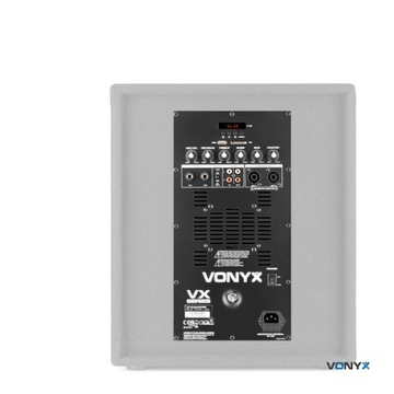 BT USB 2.1 12-дюймовая аудиосистема Vonyx для активных вечеринок