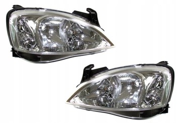 KOMPLET REFLEKTORÓW OPEL CORSA C 2000-2004 NOWE