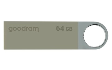 Флеш-накопитель GOODRAM 64 ГБ UUN2 USB 2.0, серебристый