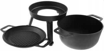 HUNTING CAULDEL 5 Lit POT Сковорода-гриль