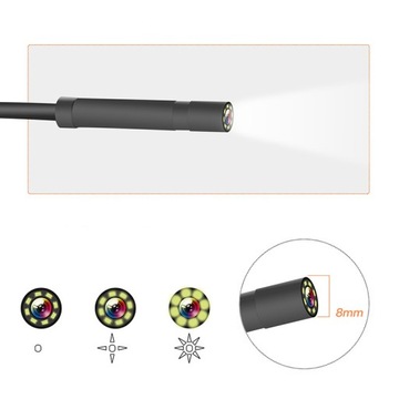 ЭНДОСКОПНАЯ КАМЕРА ДЛЯ ПРОВЕРКИ 10M 8LED IP67 1080P HD