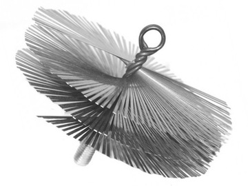 WYCIOR DO KOMINA SZCZOTKA KOMINOWA Z BLASZEK 200mm