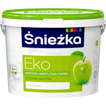 EMULSJA AKRYLOWA EKO 10L ŚNIEŻKA