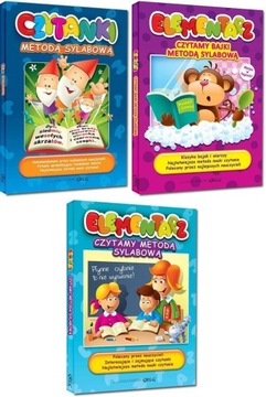 ELEMENTARZ CZYTAMY METODĄ SYLABOWĄ CZYTANKI X3