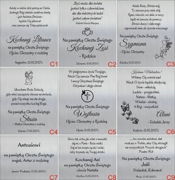 SREBRNY OBRAZEK SERCE XXL ŚWIĘTA RODZINA GRAWER