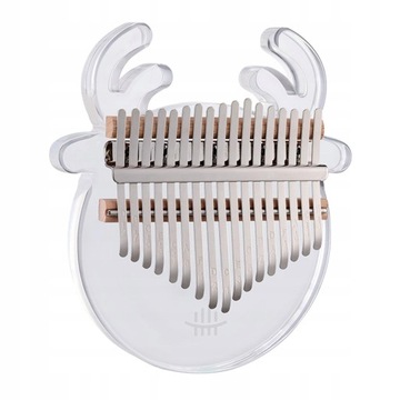 Lekki Kalimba Thumb Piano Przezroczysty Jeleń