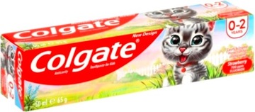COLGATE Pasta do zębów dla dzieci Strawberry 0-2 lata 50 ml