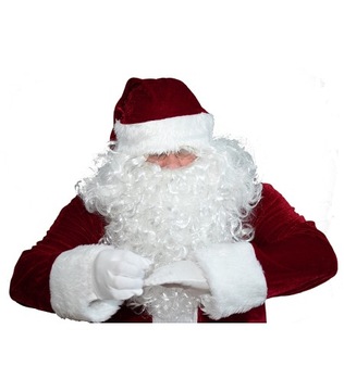 ВЕЛЮРОВЫЙ САНТА-МОРОЗ БОРДОВЫЙ + РУКАВ 10 шт. ЧЕХОЛ + КОНФЕТНАЯ СУМКА