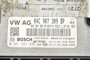 JEDNOTKA MOTORU SEAT ARONA (KJ7) 04C907309BP 1.0L GASOLINE 85KW 2019