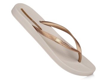 Japonki damskie Ipanema ANAT BRASILI BEIGE/GOLD