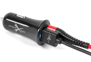 АВТОМОБИЛЬНОЕ ЗАРЯДНОЕ УСТРОЙСТВО — 2 X USB + КАБЕЛЬ USB TYPE-C