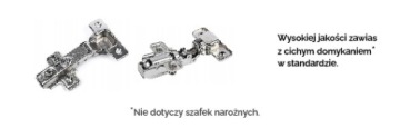 Кухонная мебель Artisan, белый глянец, 250 см + столешница