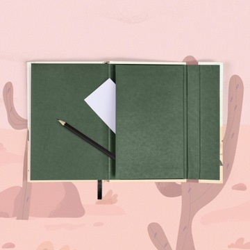 KALENDARZ KIESZONKOWY NA ROK 2024 A6 TERMINARZ Z ZAMKNIĘCIEM NOTATNIK