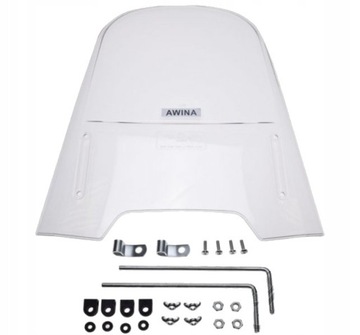 SZYBA MOTOCYKLOWA OWIEWKA Z MOCOWANIAMI KPL