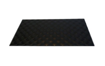 Panel szklany czarny pikowany szkło master soft czarne 30x40 cm 300x400 mm