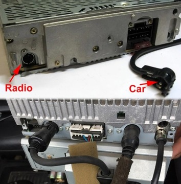 Adapter przejściówka antenowy do gniazda od radia samochodowego AUDI