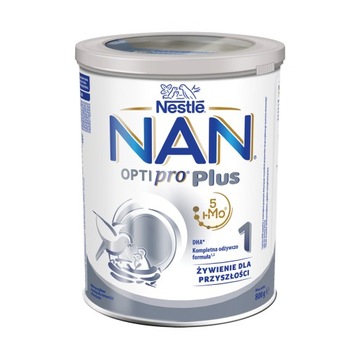 Mleko początkowe NAN OPTIPRO Plus 1 5HMO dla niemowląt od urodzenia 800g